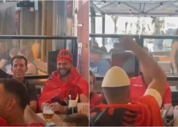 Ja formacioni i Kombëtares, priten 3 mijë tifozë kuqezi në Pragë, ultrasit nisin festën (VIDEO)