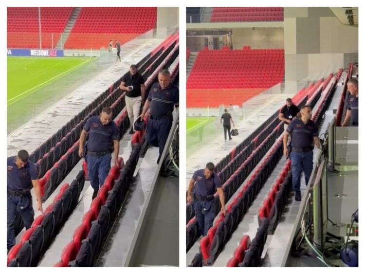 Kontroll i rreptë para duelit Shqipëri-Gjeorgji, policët në “Air Albania”