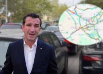 VIDEO-FOTO/ Tirana e bllokuar nga trafiku, ‘zgjidhja’ e Veliajt nuk funksionon