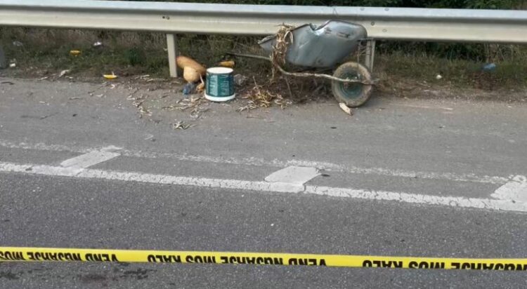 Aksident në rrugën Korçë-Pogradec, makina përplas këmbësoren