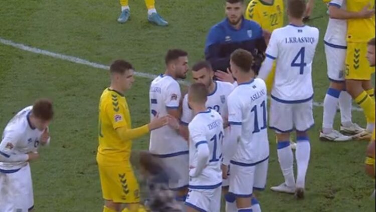 Golat e Zhegrovës dhe Krasniqit, Kosova thyen Lituaninë dhe merr 3 pikët