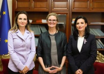 Ambasada e SHBA/ VanHorn, takime “pajtuese” në Kuvend me Tabakun dhe Gjonajn