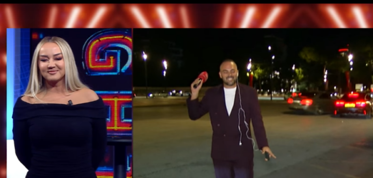 I jep gaz makinës pas intervistës, aksident live në emision (Video)