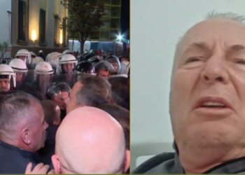 U përfshi nga flakët në protestë, flet qytetari: Kam djegie të gradës së tretë, efektivi i ra me shqelm molotovit nga unë