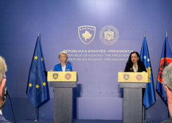 Von der Leyen në Prishtinë, Osmani: Të hiqen masat e padrejta ndaj Kosovës