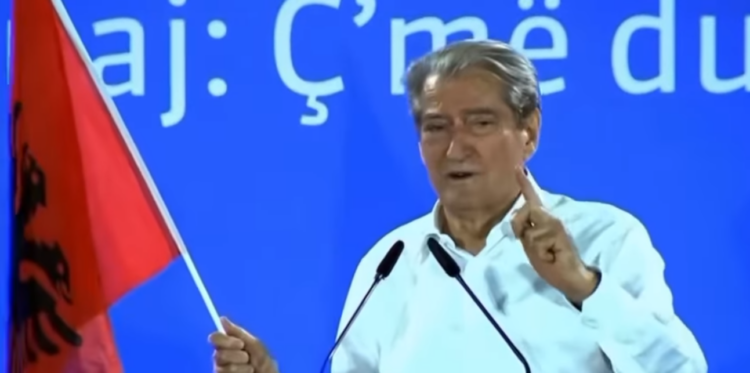 “Votën e vjedhur nuk do ta falim”, mesazhi i Berishës para protestës