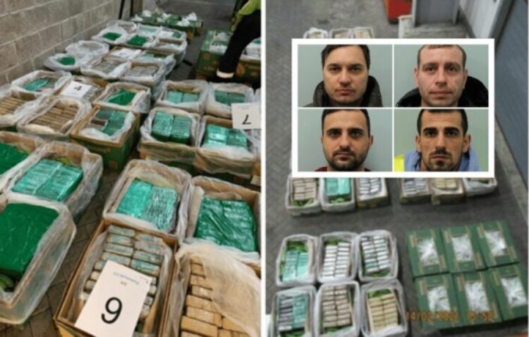 Trafikuan 2.3 ton kokainë nga Kolumbia, goditet grupi i trafikantëve në Britani, mes tyre edhe shqiptarë