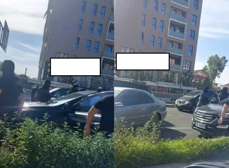 (VIDEO) “Hiqe telefonin”/ Qytetari filmon policët me maska që arrestuan Metën, por…