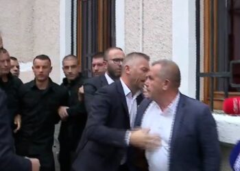 Deputeti i PD shtyn punonjësin e Gardës: Ik andej, hajdut!