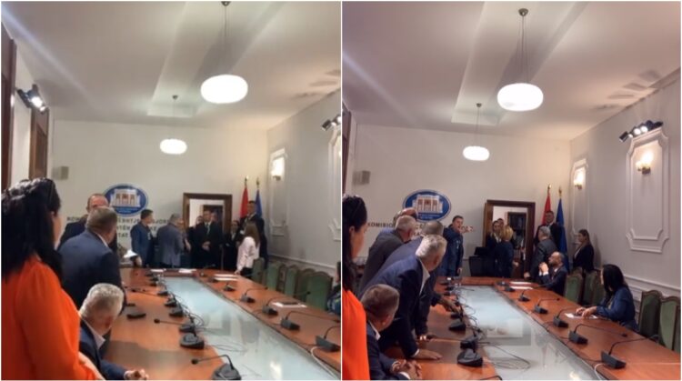 Tensionet vijojnë/ Noka shkul mikrofonin e Sekretariatit të Etikës, Bushka ndërpret mbledhjen: Ik qërohu!