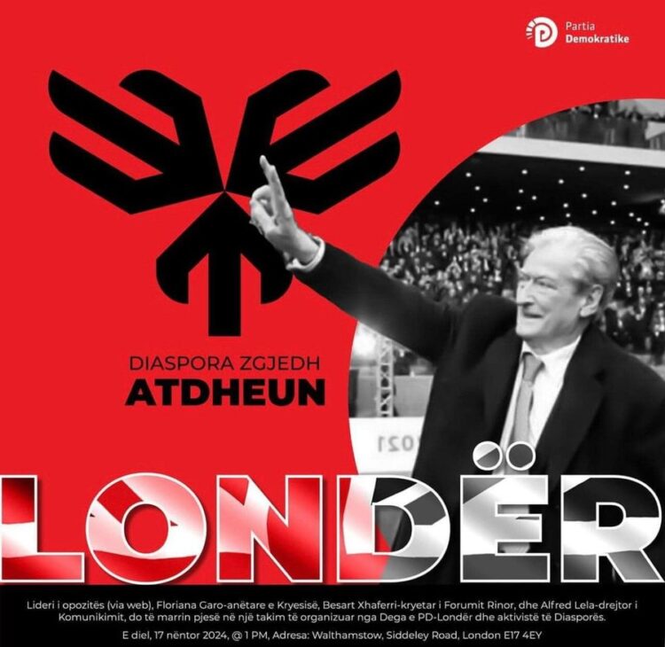 Takimi me diasporën, deputetët e PD-së të dielën në Londër