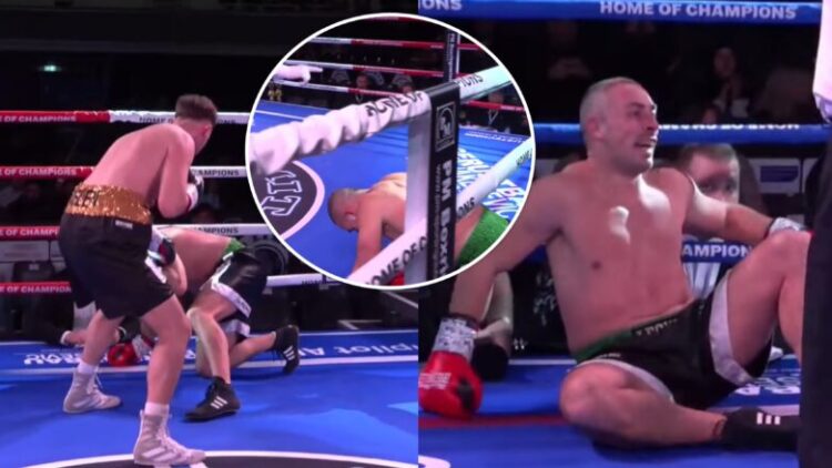 Boksieri shqiptar shkatërron rivalin serb që në raundin e parë