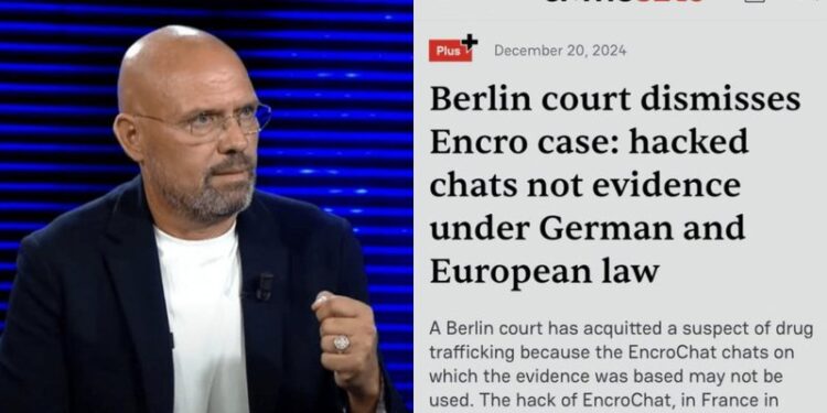 Gjykata e Berlinit vendosi se të dhënat nga SKY ECC nuk vlejnë si provë, Manjani: Edhe Italia i ka rrëzuar