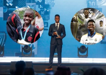 Vinicius Jr: “Sot po i shkruaj djalit që ka parë kaq shumë idhuj duke e ngritur atë trofe… koha e tij ka ardhur…”