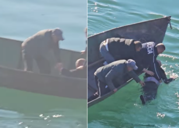 VIDEO/ I moshuari tenton vetëvrasjen në Shkodër, hidhet në Drin, shpëtohet nga policia