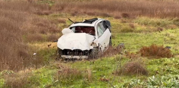 Makina del nga rruga në Mbrostar – Levan, një i vdekur dhe një i plagosur