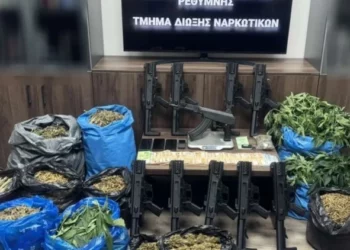 Laborator marijuane dhe arsenal armësh, arrestohet shqiptari në Greqi