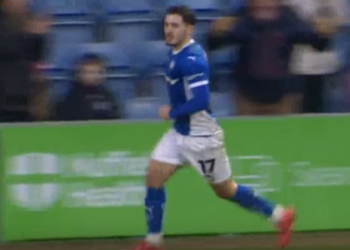 Dobra shënon golin e shtatë në kampionat, 23-vjeçari i jep barazimin Chesterfield