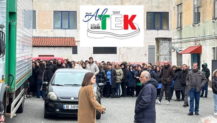 Punëtorët e fasonerisë “Altek” dalin në protestë: Po na shkelen të drejtat!