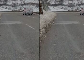 Video/ Rrezikohet jeta e qytetarëve, hidhet vaj në rrugën që të çon drejt juglindjes