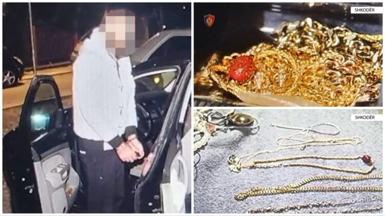 Vodhi para dhe bizhuteri në një shtëpi, arrestohet 33-vjeçari (Emri)