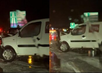 Aksident në rrugën Levan-Vlorë, përplasen 3 makina