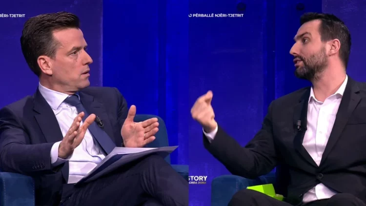 “Të të vijë turp, nuk ka bir nëne të…”/ Përplasje me tone të ashpra mes Shehajt dhe Lapajt: Po ti si i bëre 300 mln xhiro?