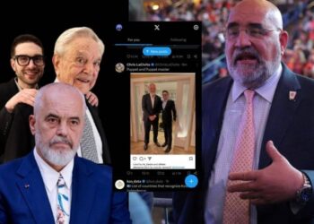 LaCivita poston foton e Ramës me Sorosin: Kukulla dhe padroni