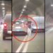 Automjeti i policisë parakalim të gabuar brenda tunelit të Murrizit, e pëson efektivi