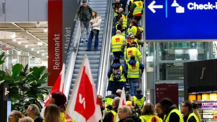 Greva të shumta në aeroportet e Gjermanisë