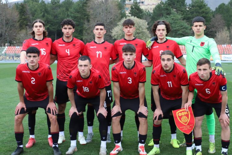 Shqipëria U-19 fiton miqësoren e dytë ndaj Maqedonisë së Veriut, vendos goli i Leart Krasniqit