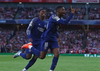 Champions/ Vetëm 202 sekonda lojë, PSG mposht 0-1 Arsenalin në aktin e parë gjysmëfinal