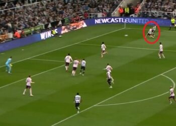 Sandro Tonali shënon golin e rrallë në Premier League