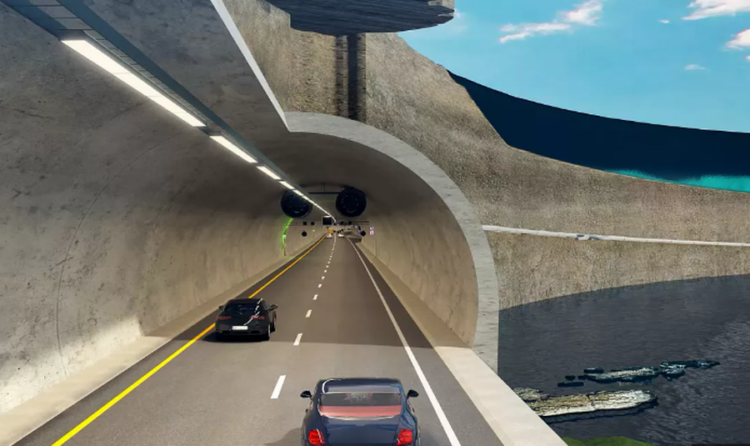Tuneli futuristik i Norvegjisë, më i thelli në botë, 26.7 km autostradë 390 metra nën det