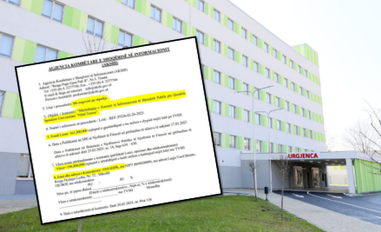 Tenderi sekret për mjekësinë/ AKSHI 2 mln euro pa garë vetëm për mirëmbajtje sistemi