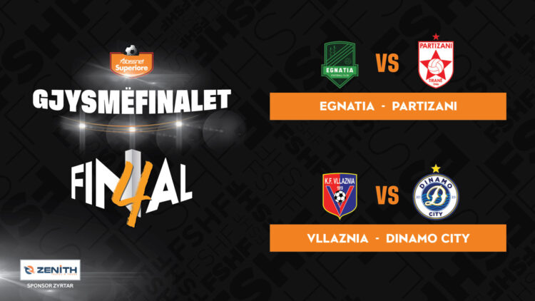 “Final 4”/ Hidhet shorti i gjysmëfinaleve: Egnatia përballet me Partizanin, Vllaznia gjen Dinamon