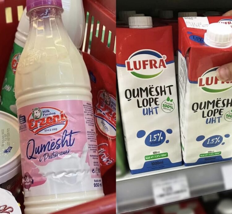 Skandal/ “Lufra” dhe “Erzeni” u kanë shitur shqiptarëve qumësht kancerogjen