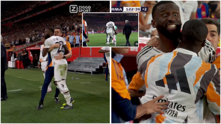 Tentoi të sulmonte gjyqtarin gjatë finales Barcelona-Real, vjen reagimi i parë nga Rudiger