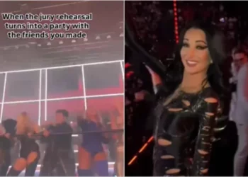 VIDEO/ “Zjerm” fitoi dhe zemrat e rivalëve! Këngëtarët e Eurovision kërcejnë gjatë performancës së Shqipërisë