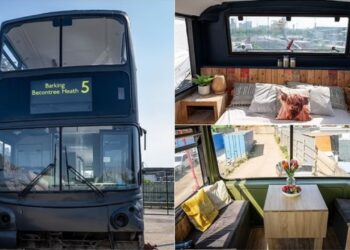 FOTO/ 45-vjeçari shndërron autobusin e vjetër në apartament modern