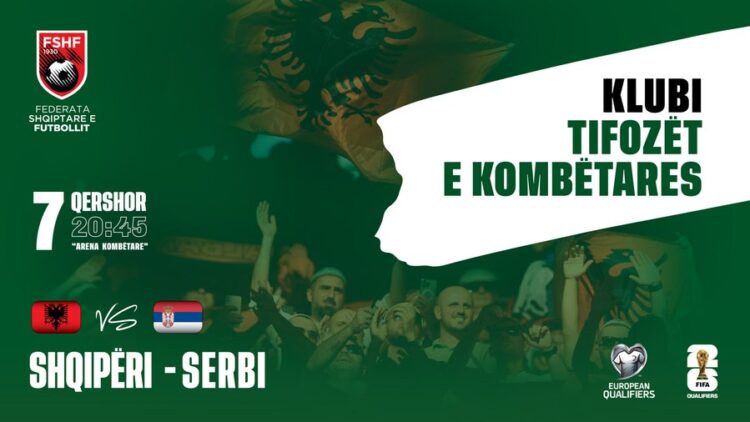 “Vendin e kanë të garantuar”, FSHF jep lajmin e madh për tifozët e Kombëtares mbi biletat e sfidës me Serbinë
