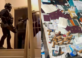 Zbulohen 4 laboratorë me pasaporta shqiptare të falsifikuara, 23 të arrestuar në Greqi (Video)