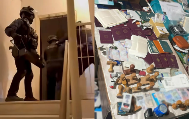 Zbulohen 4 laboratorë me pasaporta shqiptare të falsifikuara, 23 të arrestuar në Greqi (Video)