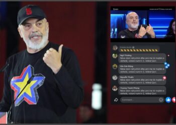 Intervista e Ramës në ‘Opinion’ nuk mbështetet nga shqiptarët, por vietnamezët në Facebook!