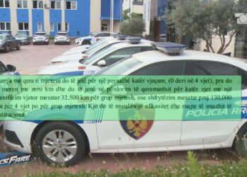Tenderi i çuditshëm i Policisë së Shtetit: 38 mijë euro për të marrë 1 makinë me qira!