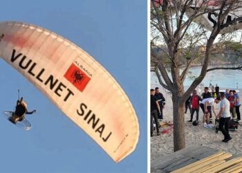 Rrezik në ajër! Shfaqja me parashutë në fushatën e PS për pak shndërrohet në tragjedi