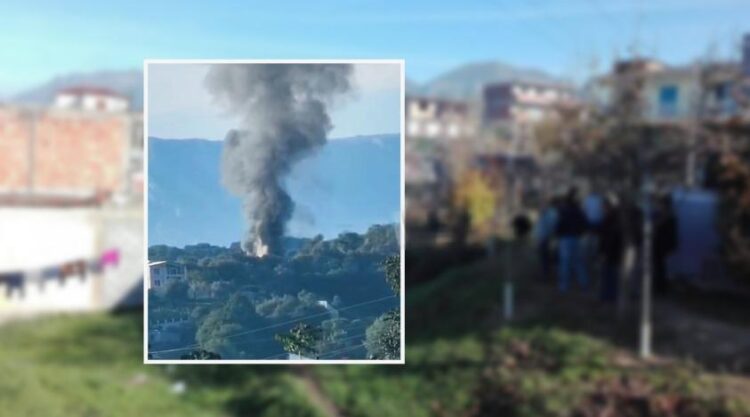 Zjarr i madh në Babrru, merr flakë banesa e braktisur