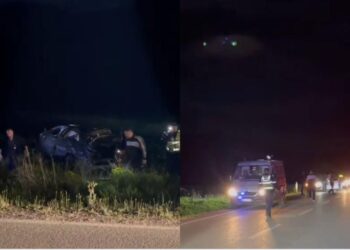 Aksident i rëndë në aksin Korçë-Ersekë, mjeti përfundon në parcela