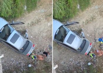 Aksident i rëndë në rrugën Peqin–Elbasan, makina bie nga ura