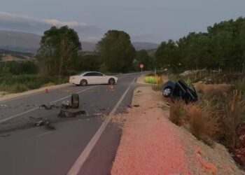 Aksident në Pogradec, tre persona dërgohen me urgjencë në spital